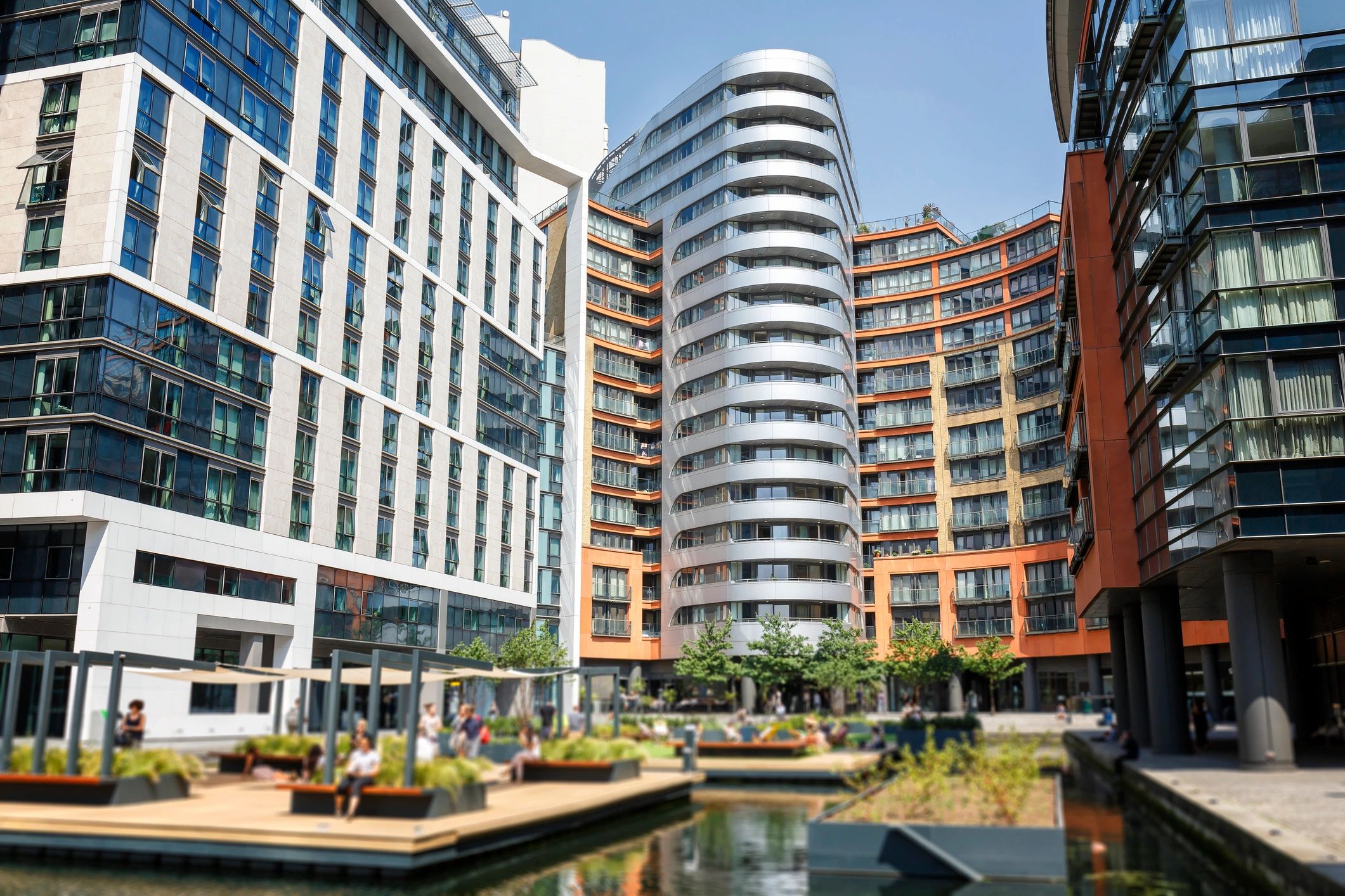 modern property development project London residential mixed-use